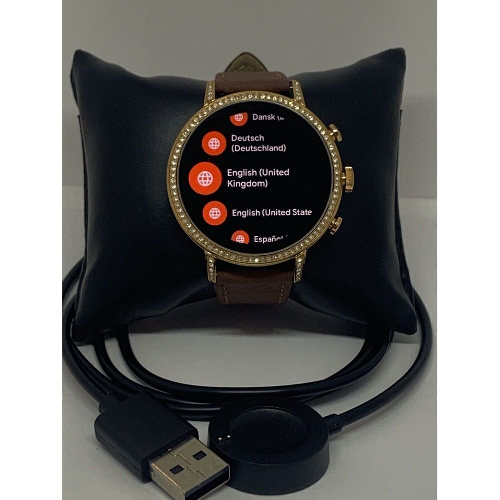 Fossil Gen 4 Authentic Digital Dial Smart Watch Custom Band FTW6015 QT498